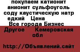 покупаем катионит анионит сульфоуголь соду каустическую натр едкий › Цена ­ 150 000 - Все города Бизнес » Другое   . Кемеровская обл.